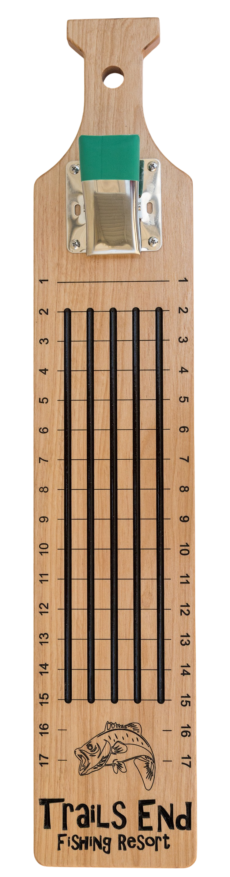 Custom Fish Fillet Board – Personalized Wooden Cleaning Station with Clip